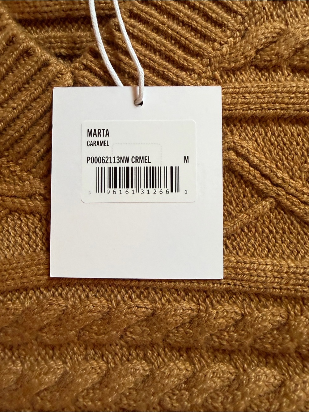 pistola Camel Cable-Knit V-Neck Sweater Vest - Picture 5 of 5